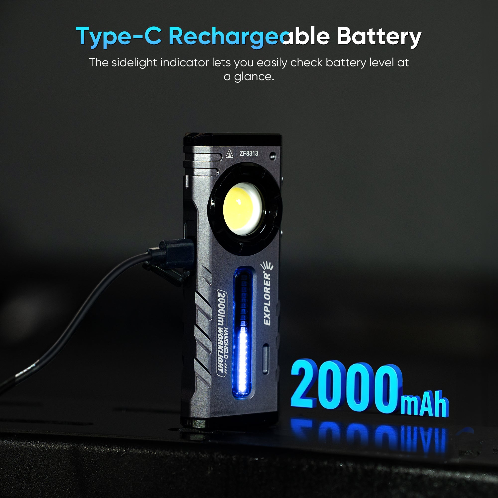 HOTLIGH ZF8313 Rechargeable Flashlight – HOTLIGH LUX